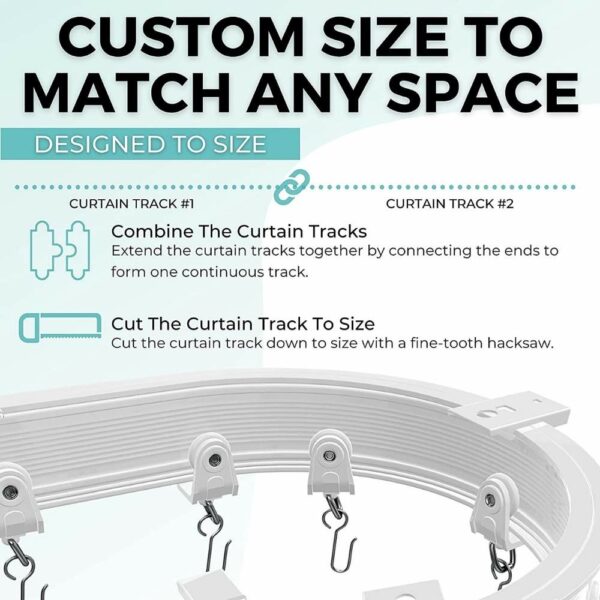 Curved Curtain Track: image 3